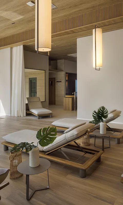 Spa e saunas seca e à vapor
